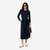 Long Pleated Elasticated Waist Skirt