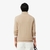 Zipped High Neck Cotton Sweater