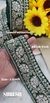 Royal Floral Embroidered Border Green