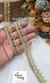 Light Gold Crystal Crochet Lace
