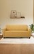 neudot Elegance Sofa for Living Room |3 Persons Sofa|Premium Fabric with Cushioned Armrest | Neem Wood Frame|3 Seater in - Husky Yellow