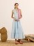 Blue Nilambiri Solid Long Dress