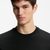 Cotton-Jersey T-Shirt with Striped Cuffs