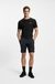 Cotton Taul T-Shirt with Striped Jacquard Trim