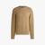Ribbed Structure Smiley Logo Cotton Sweater
