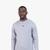 Knitted-Cotton Sweater With Blue Logo Label