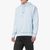 Blue Logo Label Kangaroo Pocket Hoodie