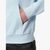 Blue Logo Label Kangaroo Pocket Hoodie