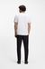Cotton Taul T-Shirt with Striped Jacquard Trim