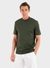 High Collar Mercerized Stretch Cotton Tee