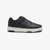 Mesh-Trim Trainers In Faux Leather