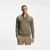 Zip-Neck Mixed-Knit Cotton Sweater