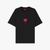Cotton-Jersey T-Shirt with Origami-Heart Print