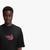 Oversized Cotton T-Shirt with Roses Artwork