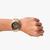 Gold Stainless Steel Round Watch