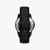 Black Stainless Steel Round Watch