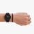 Black Stainless Steel Round Watch