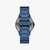 Blue Stainless Steel Round Watch