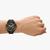 Black Stainless Steel Round Watch