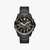 Black Stainless Steel Round Watch