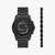 Black Stainless Steel Round Watch