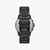 Black Stainless Steel Round Watch
