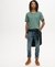 RAW EDGE SLUB V T SHIRT