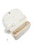 White 1DR-Iconic shoulder bag in canvas and leather