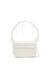 White 1DR-Iconic shoulder bag in canvas and leather