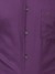 Men Slim Fit Solid Dark Violet Shirt