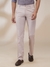 Men Slim Fit Solid Medium Fawn Trouser
