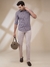 Men Slim Fit Solid Medium Fawn Trouser