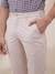 Men Slim Fit Solid Medium Fawn Trouser