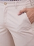 Men Slim Fit Solid Medium Fawn Trouser