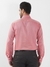 Men Slim Fit Solid Dark Red Shirt