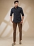 Men Slim Fit Printed Black Shirt