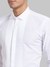 Men Contemporary Fit Solid White Shirt