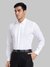 Men Contemporary Fit Solid White Shirt