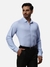 Men Slim Fit Checkered Medium Blue Shirt