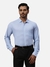 Men Slim Fit Checkered Medium Blue Shirt