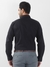 Men Slim Fit Checkered Black Shirt