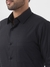 Men Slim Fit Checkered Black Shirt
