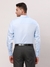 Men Contemporary Fit Solid Medium Blue Shirt