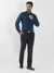 Men Regular Fit Printed Dark Green Shirt