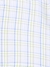 Men Contemporary Fit Checkered Medium Blue Shirt