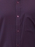 Men Regular Fit Structure Fancy Maroon Shirt