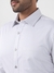 Men Slim Fit Solid Medium Grey Shirt