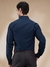Men Regular Fit Structure Fancy Green Shirt