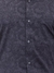 Men Slim Fit Printed Dark Grey Shirt