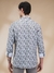 Men Slim Fit Printed Medium Green Shirt